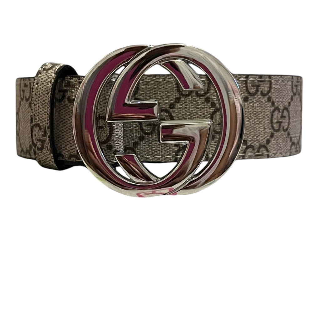 Gucci Beige and Silver men’s/womens Belt